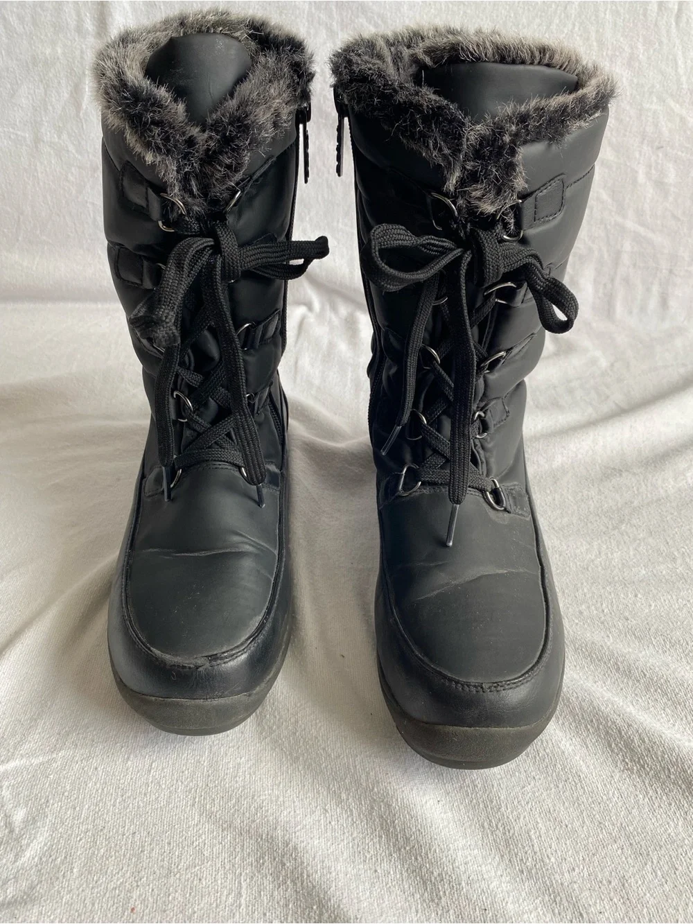 totes trace waterproof boots/winter, rain & snow boots.insulated warm fur-lined